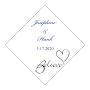 Believe Swirly Diamond Wedding Label